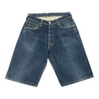 Evisu White Daicock Logo Shorts
