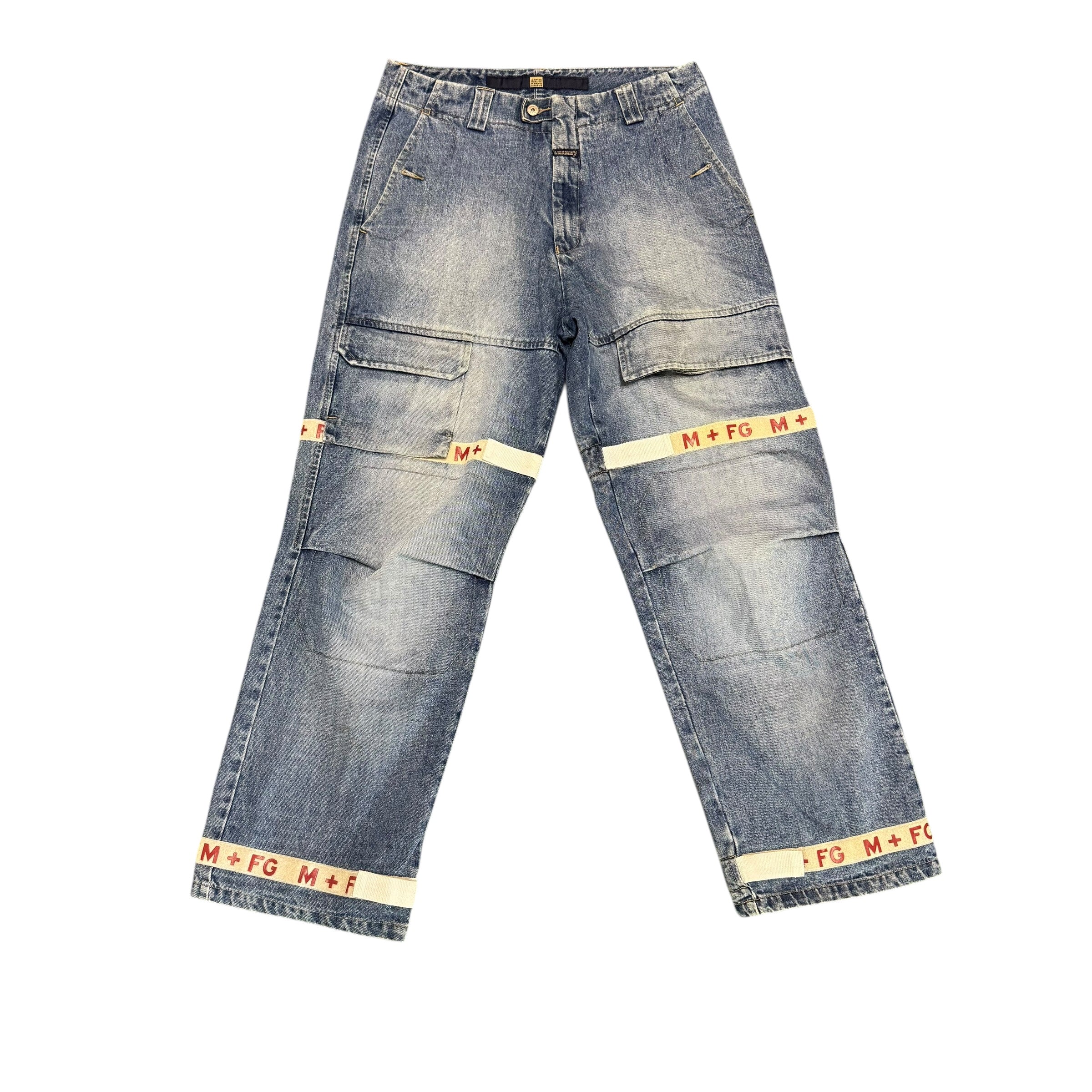 Vintage Girbaud Jeans White/Red