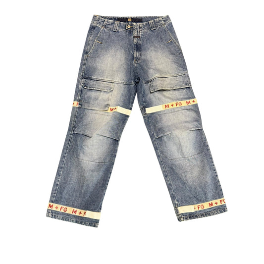 Vintage Girbaud Jeans White/Red