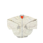 Vintage White Bomber Jacket