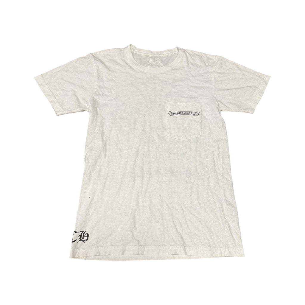 Chrome Hearts Fleur Knee Monogram Tee White