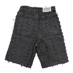 WHO DECIDES WAR Black Husk Denim Shorts