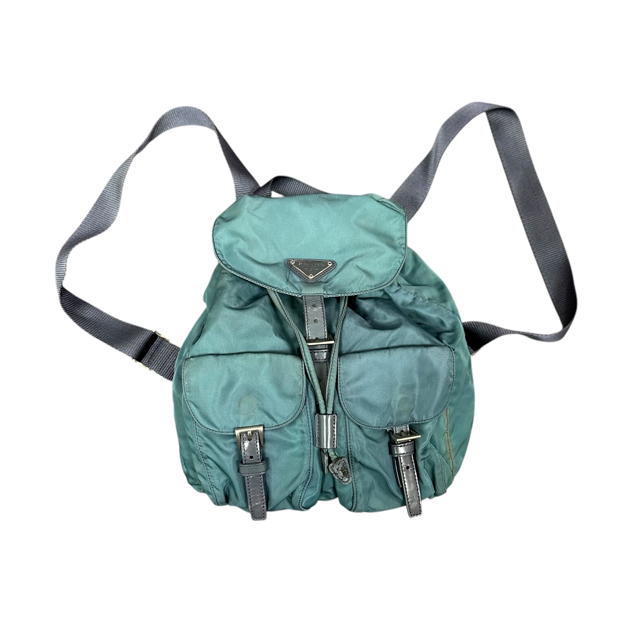 Vintage Prada Backpack Blue/Gray