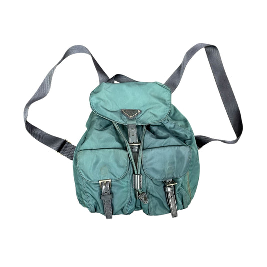 Vintage Prada Backpack Blue/Gray