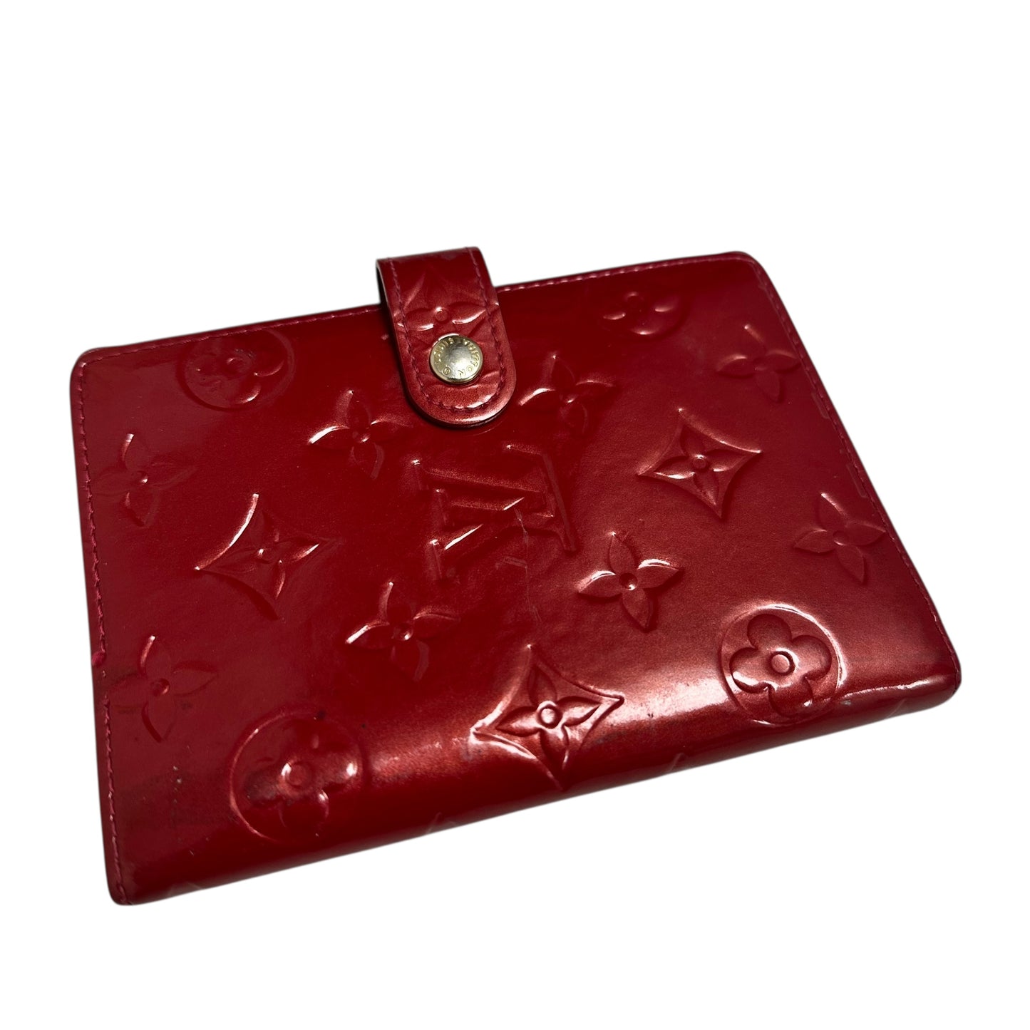 Louis Vuitton Red Vernis French Wallet