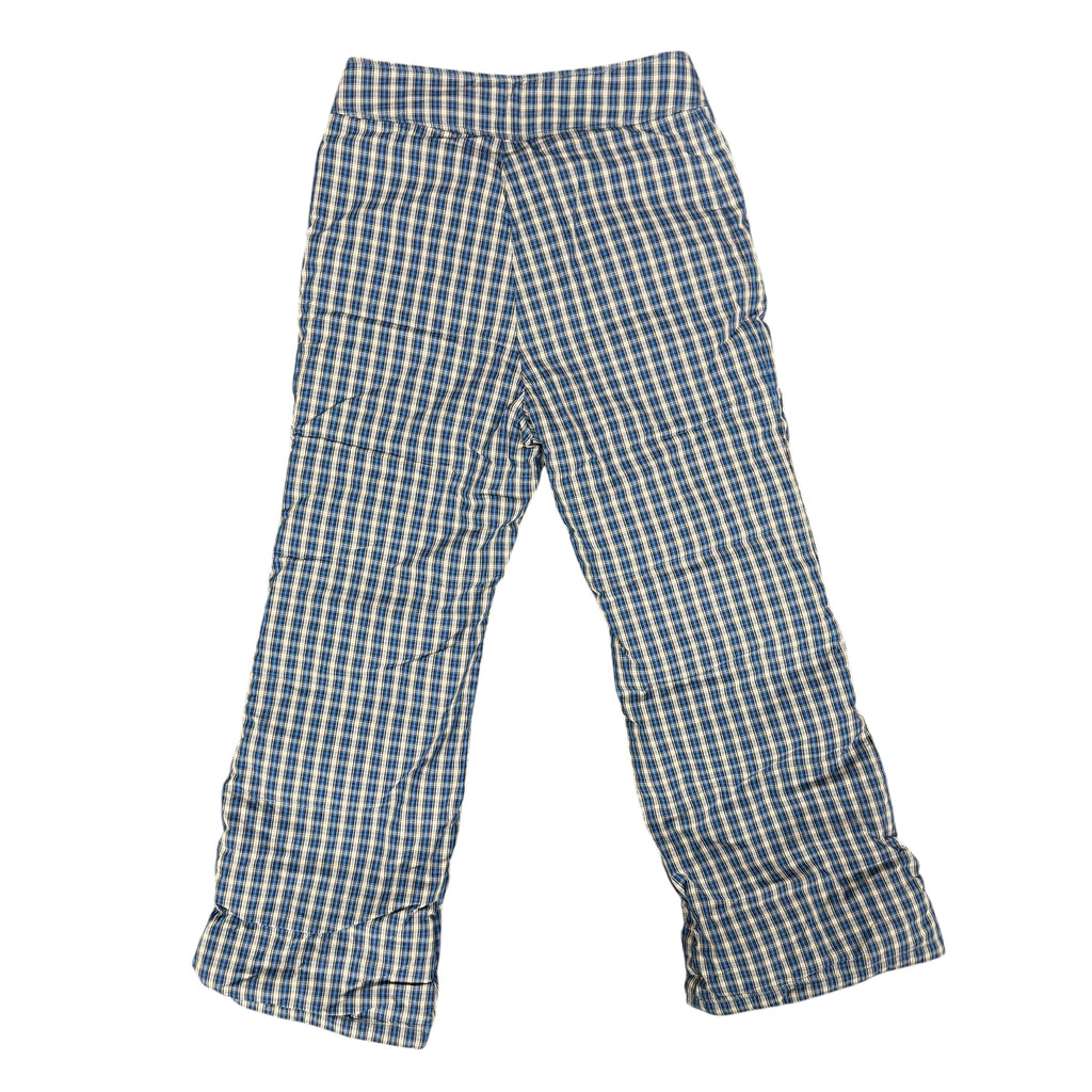 ERL Woven Puffer Pants “Blue Plaid”