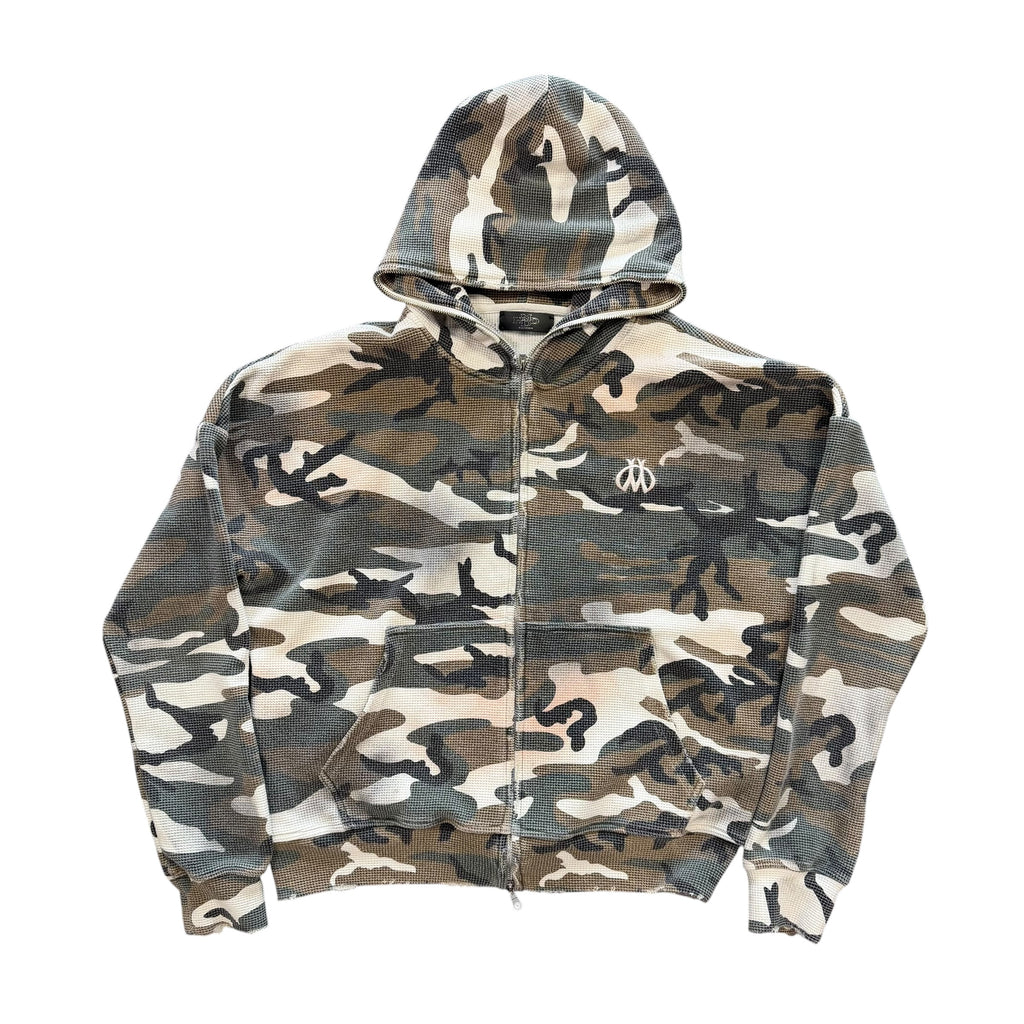 HMDD Camo Thermal Zip Hoodie
