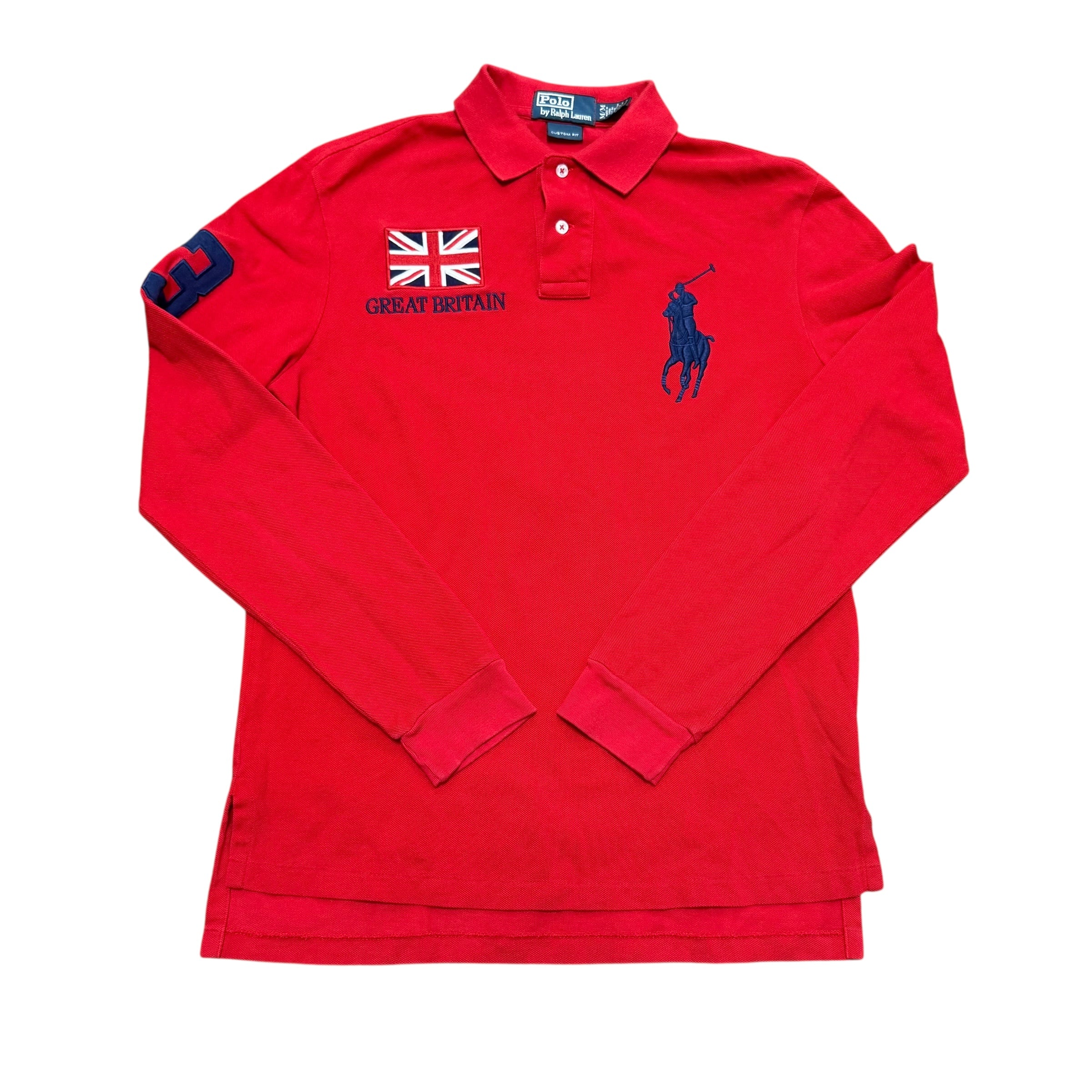 Ralph Lauren Great Britain Red L/S