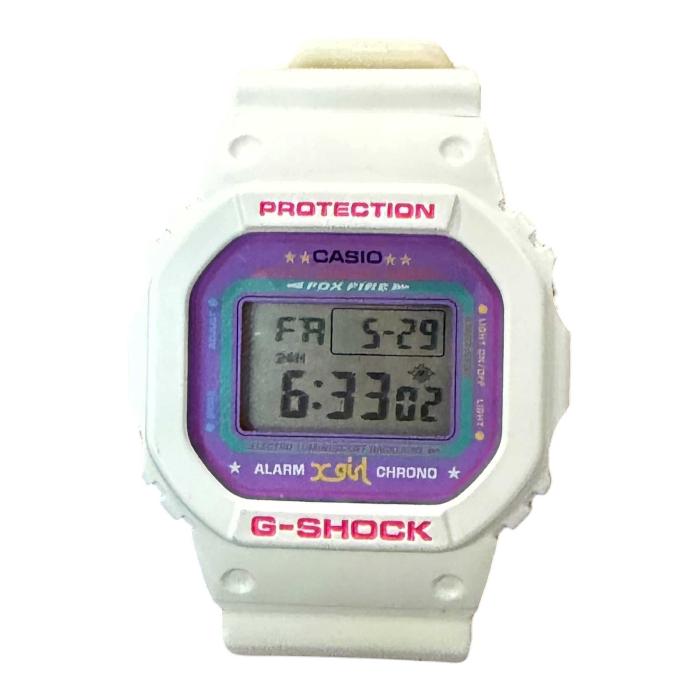 G Shock X Girl White/Purple