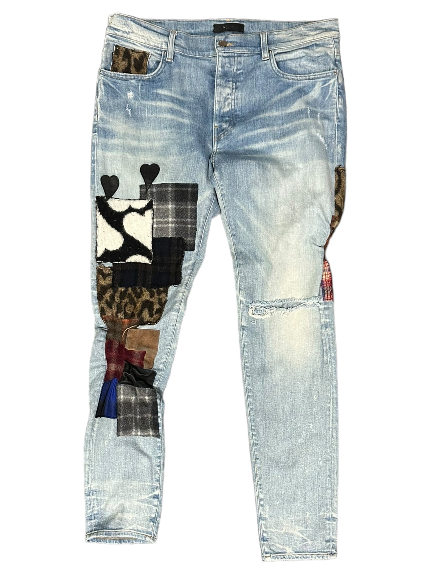 Amiri Patchwork Denim