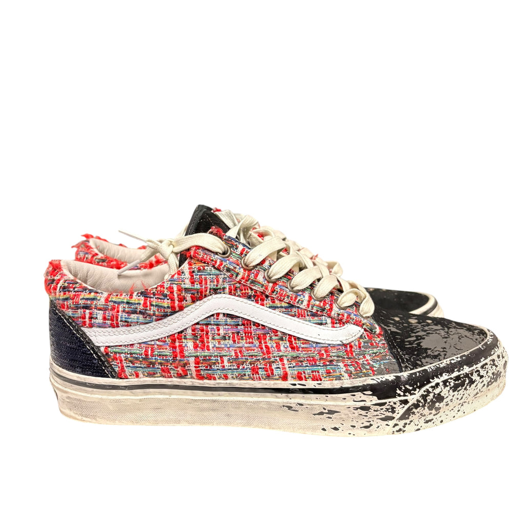 Vans Old Skool Charms Red Low Top Sneakers
