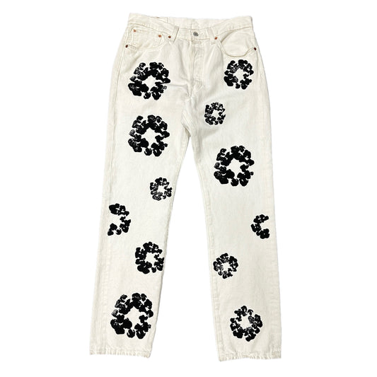 White Denim Tears Jeans