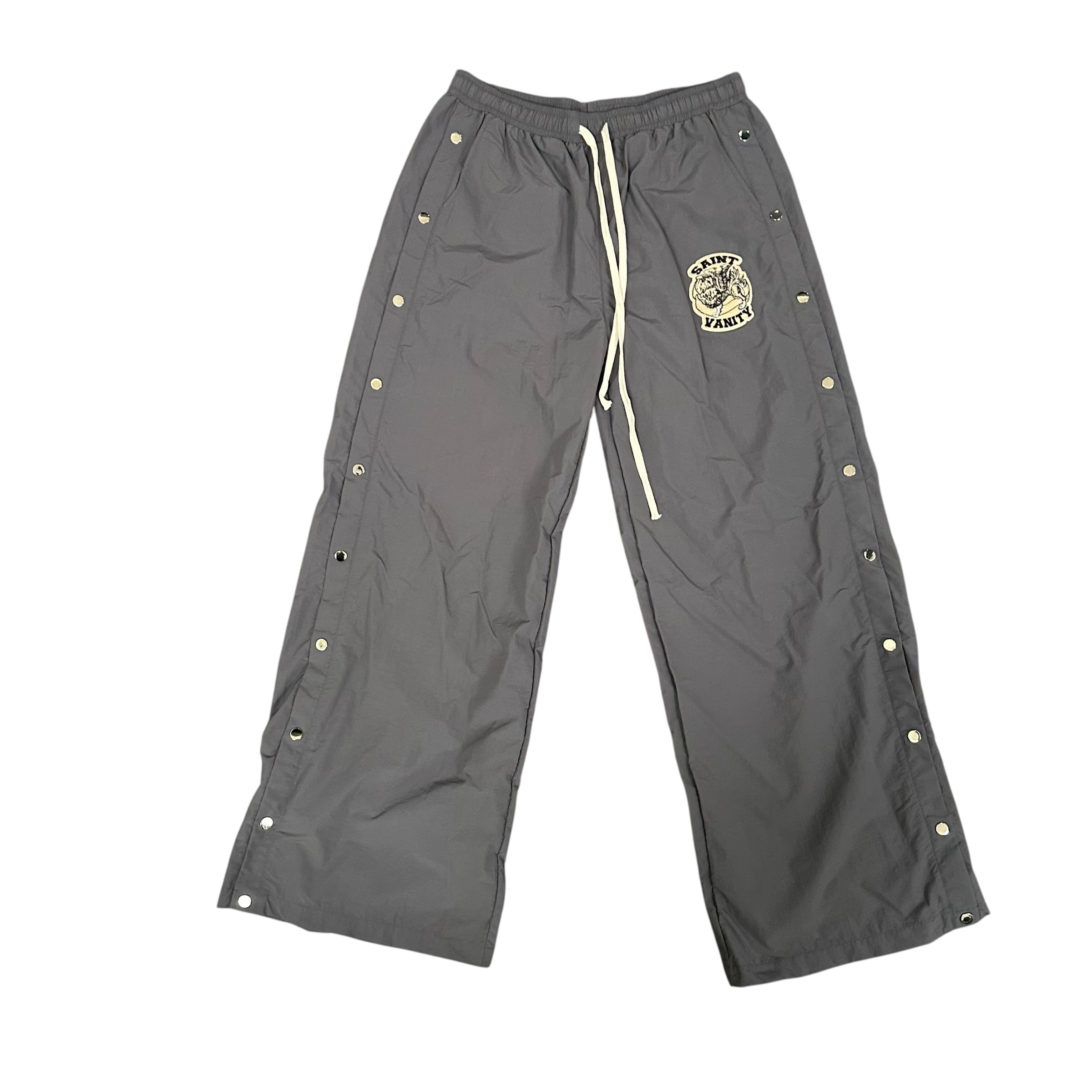 Saint Vanity Grey Nylon Pants