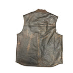 Stussy Brown Leather Vest