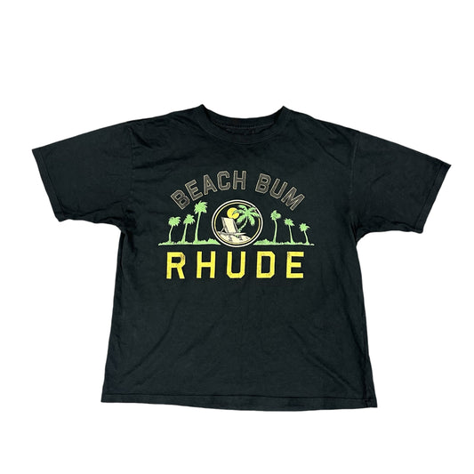 Rhude Beach Bum Black Tee