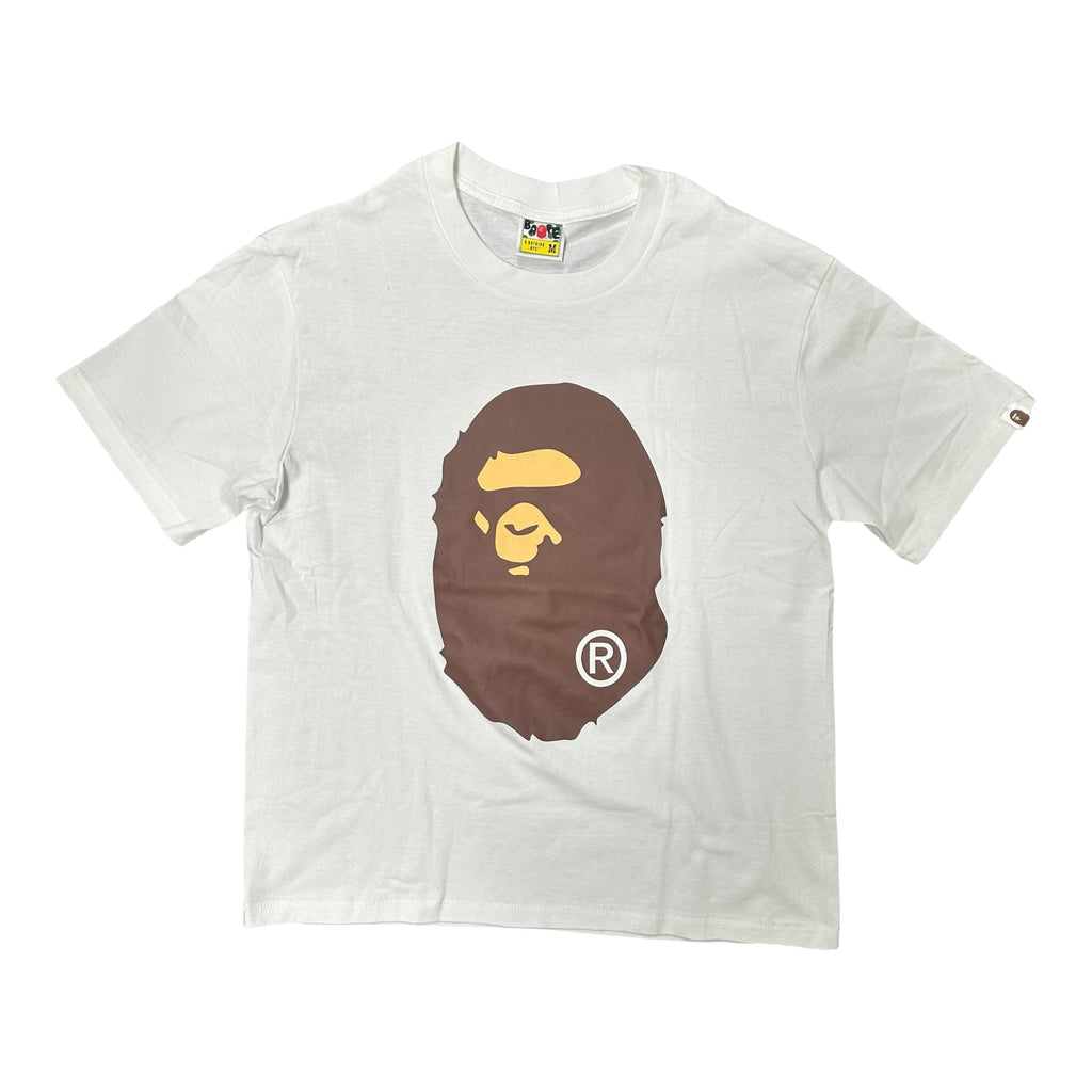 Bape Ape Head White Tee