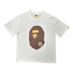 Bape Ape Head White Tee