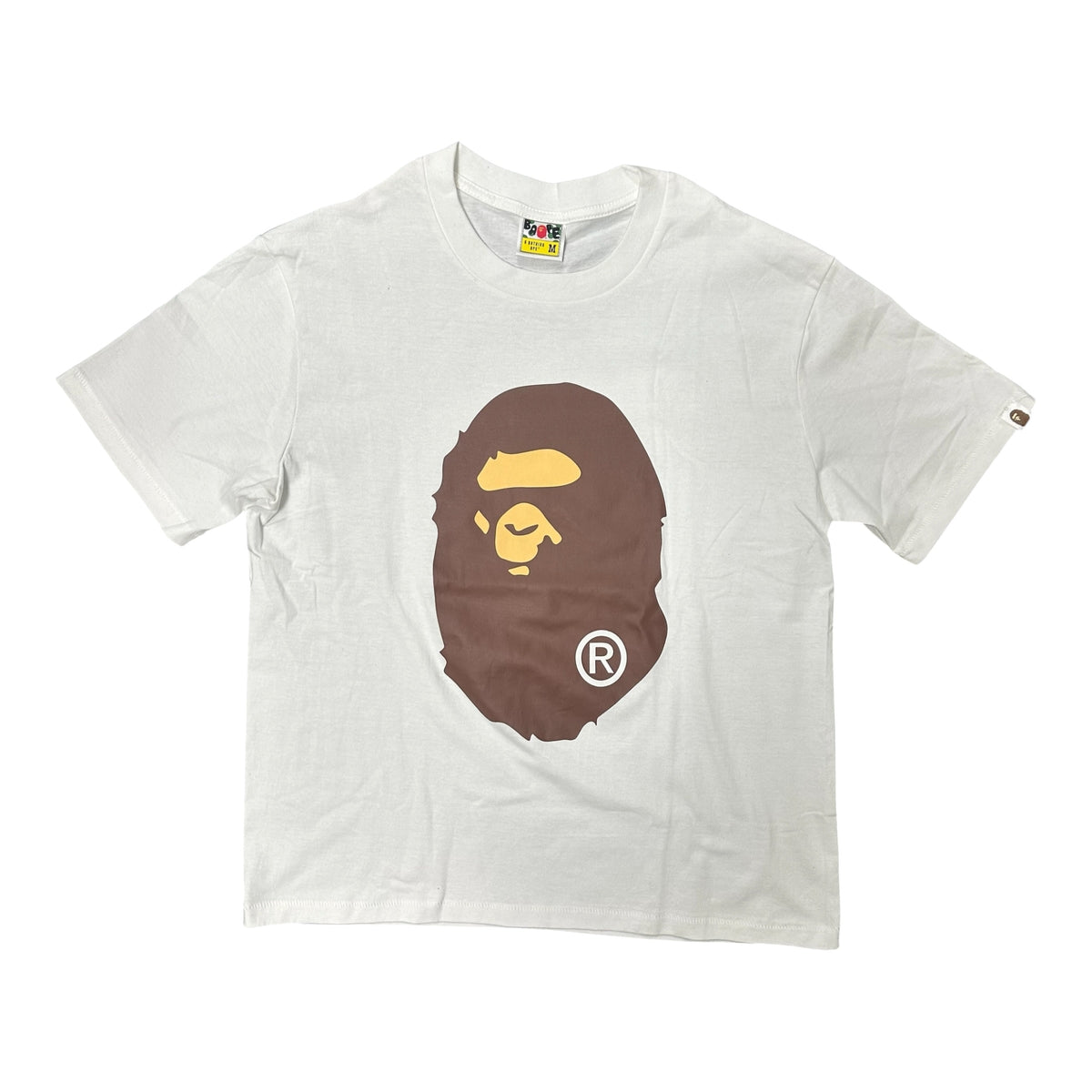 Bape Ape Head White Tee