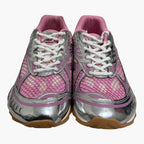 NEW Bottega Veneta Pink/Sliver Orbit Sneaker (NO BOX)