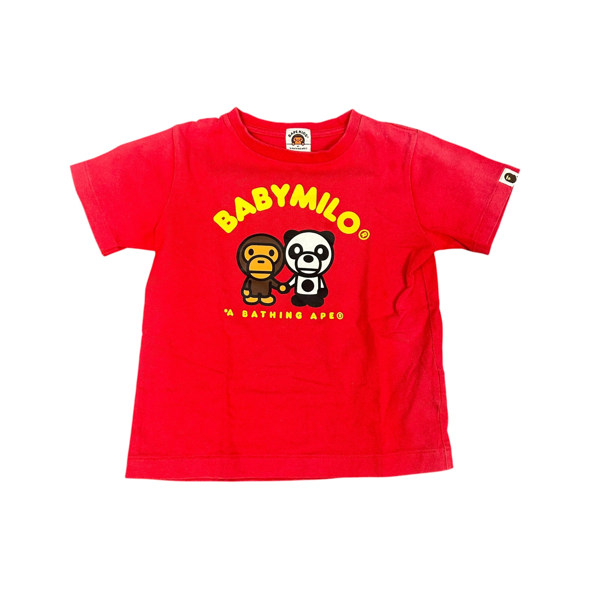 A Bathing Ape Baby Milo T Shirt Red