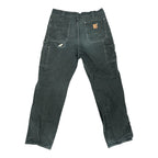 Vintage Carhartt Black Faded Double Knee Cargos