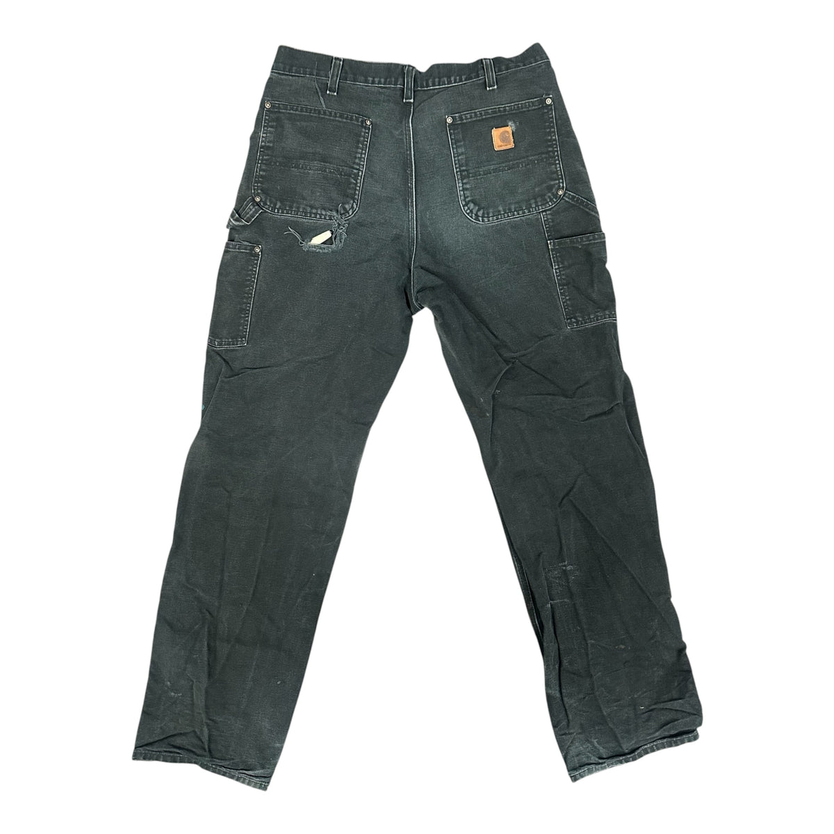 Vintage Carhartt Black Faded Double Knee Cargos