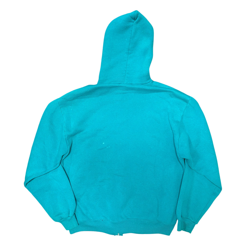 Vintage Blank Teal Zip Hoodie