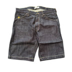 Bape Sta Flame Raw/Red Denim Shorts