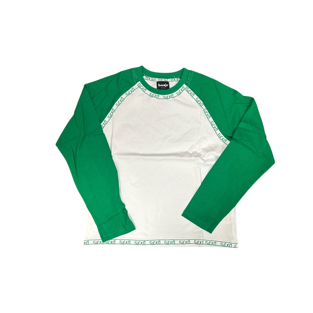 New Sicko raglan baseball long sleeve tee