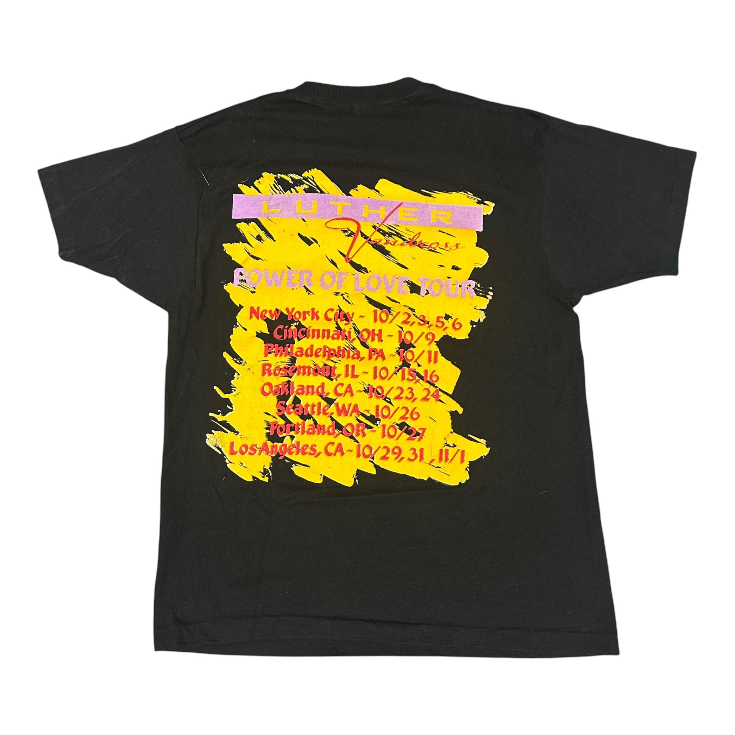 ‘91 Luther Vandross "Power of Love Tour" Tee