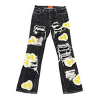 Who Decides War Patch Distressed Denim
