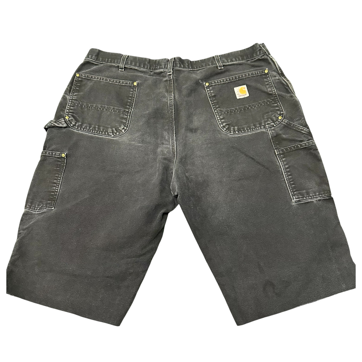 Vintage Black Carhartt Double Knee Shorts (42)