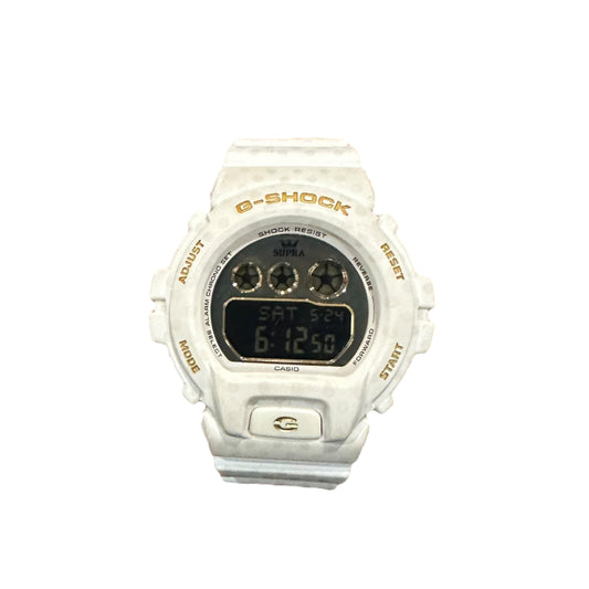 G Shock White/Gold