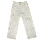 HMDD White Painted Carpenter Pants