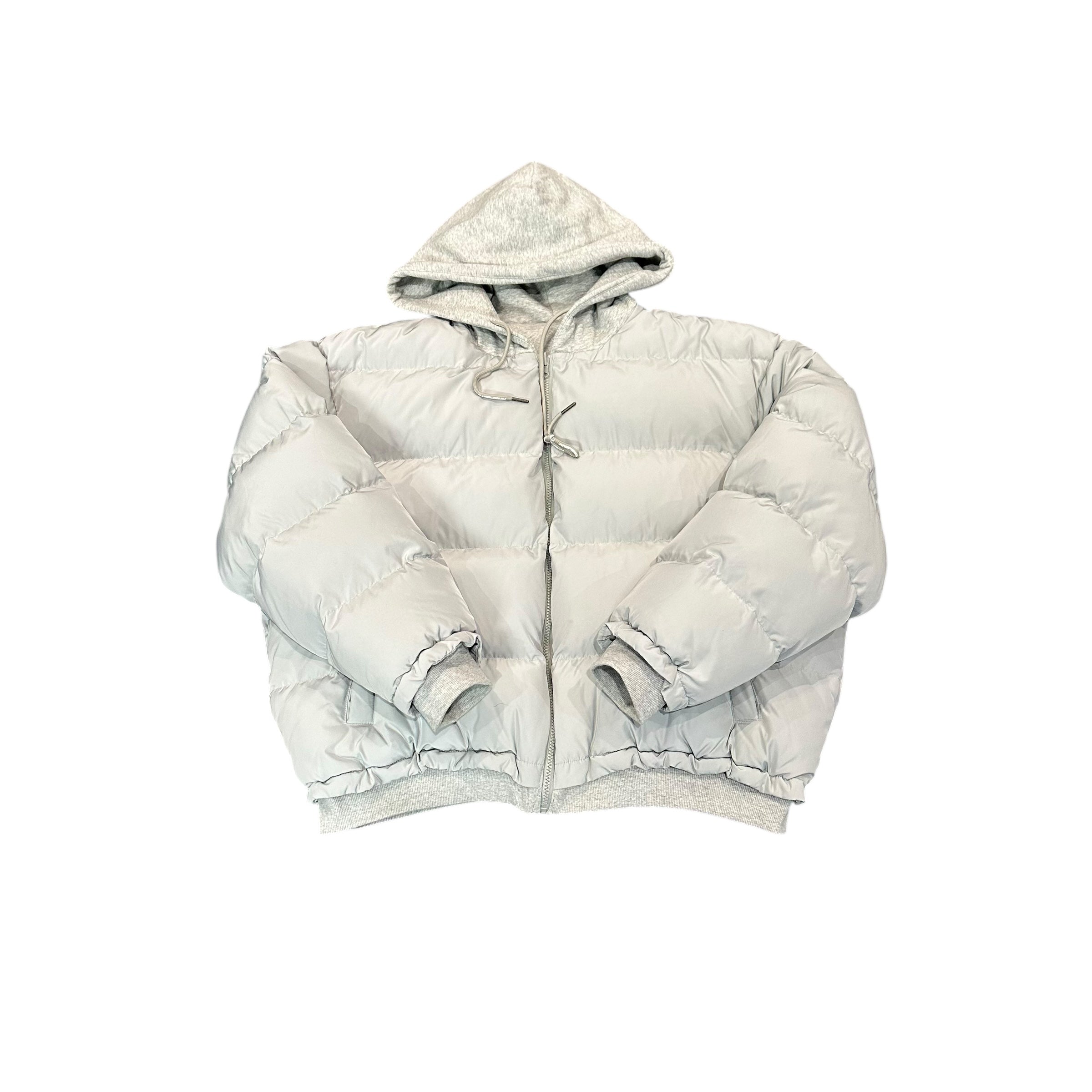 GV Gallery Grey Reversible Hoodie Bomber