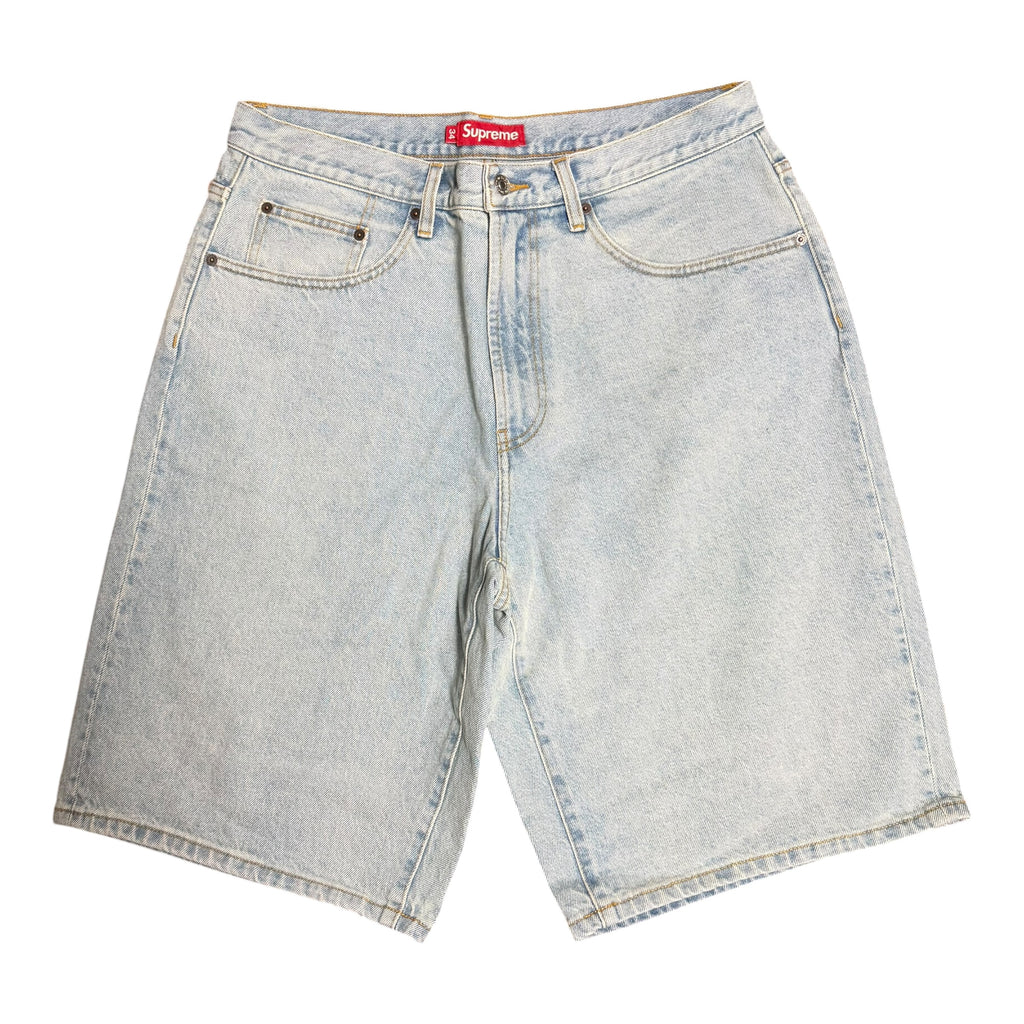 Brand New Supreme Light Washed Denim Shorts