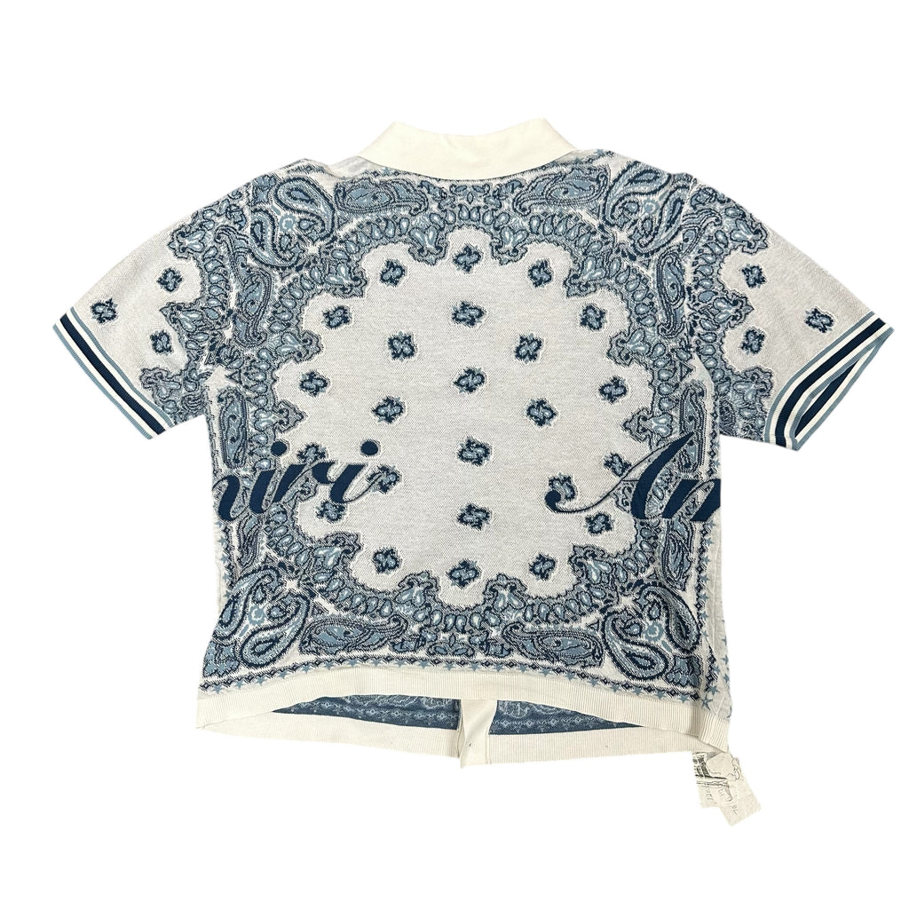 Amiri Blue Paisley Button Up Shirt
