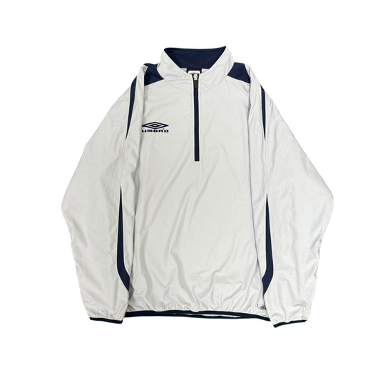 Vintage Umbro Grey/Navy Track Jacket