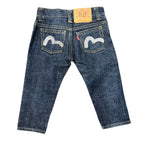 Kids Evisu Blue/White Jeans