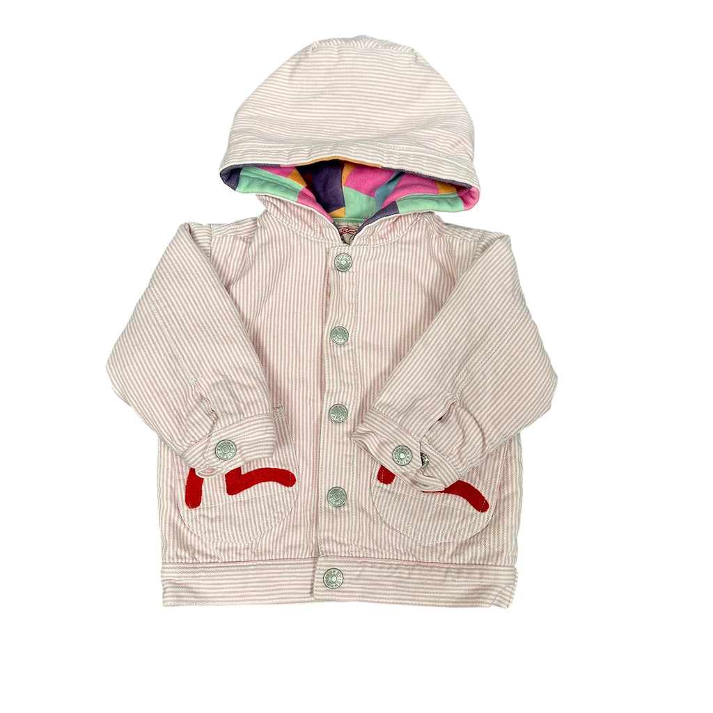 Kids Evisu Pink/Red Pinstripe Jacket