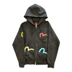 Black Evisu Hoodie