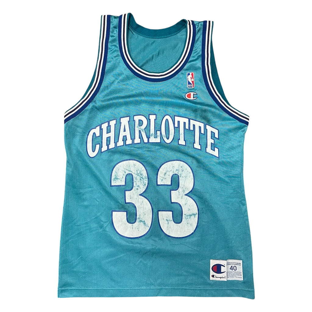 Vintage Alonzo Mourning Hornets Jersey
