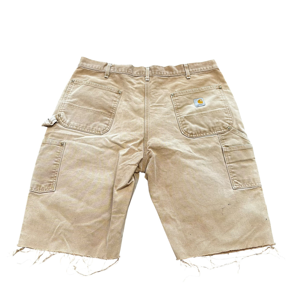 Carhartt Double Knee Carpenter Faded Tan Shorts (36)