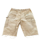 Carhartt Double Knee Carpenter Faded Tan Shorts (36)