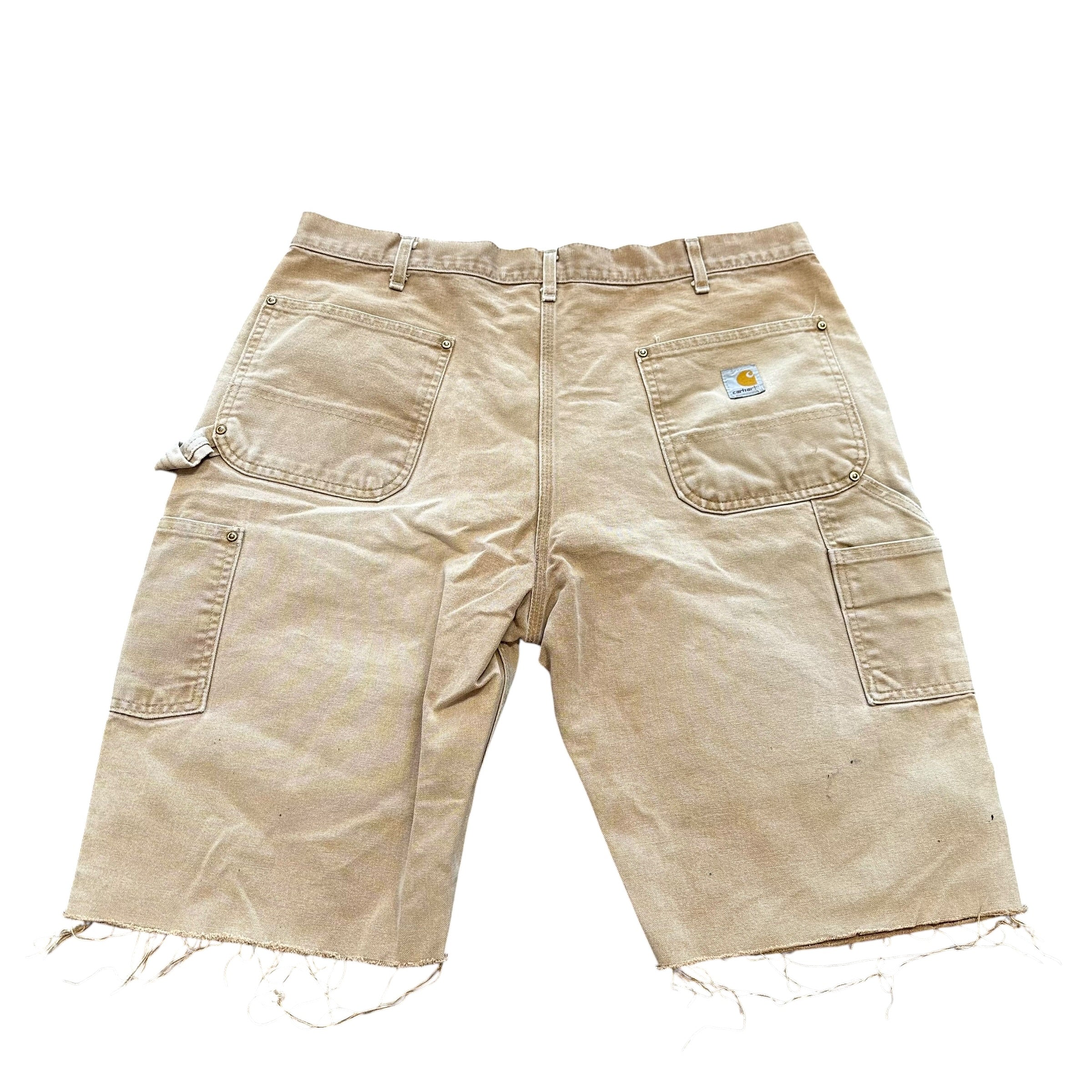 Carhartt Double Knee Carpenter Faded Tan Shorts (36)