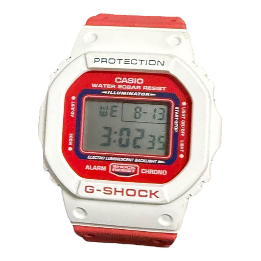 G Shock Red/ White