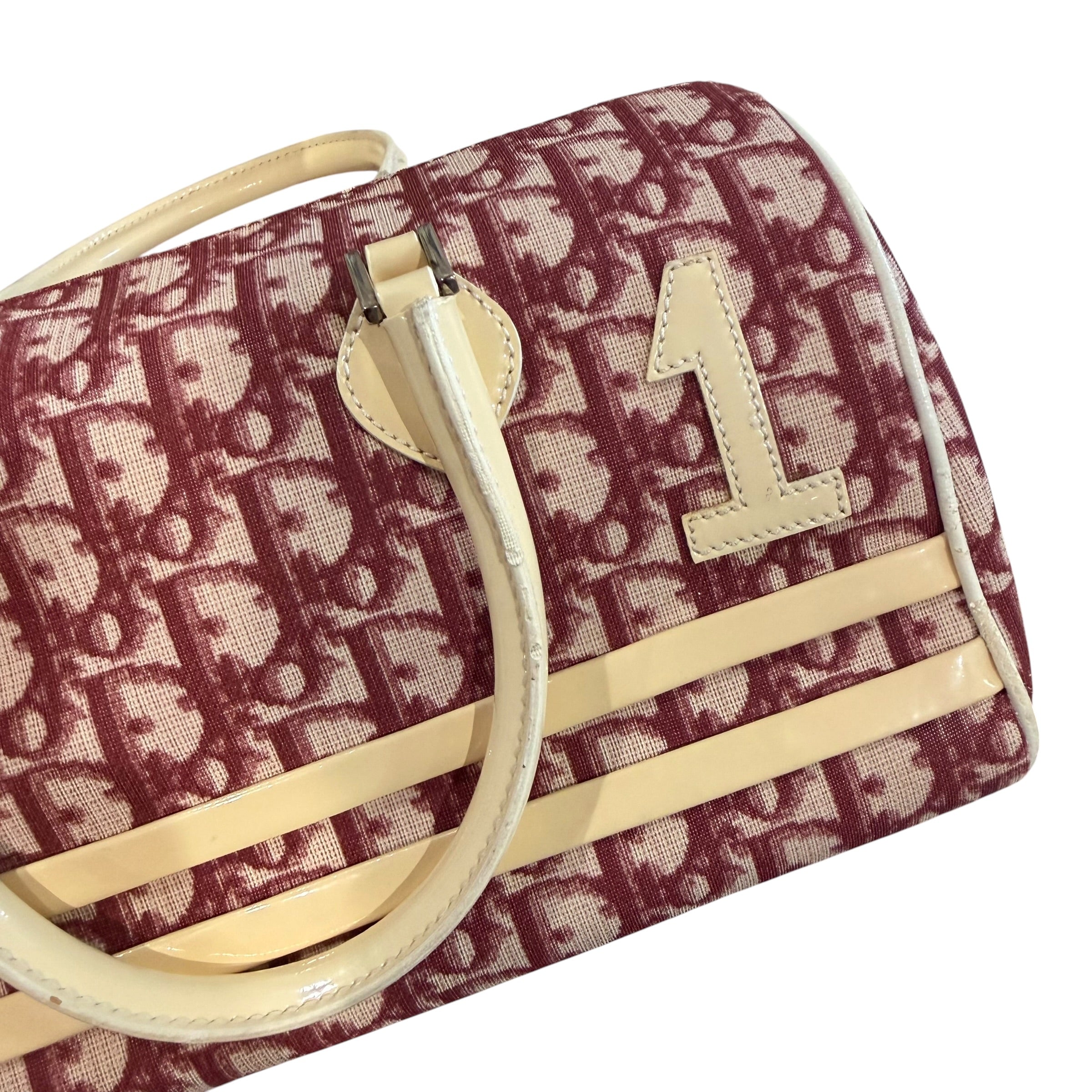 Dior Trotter Hand Wag Red/Silver