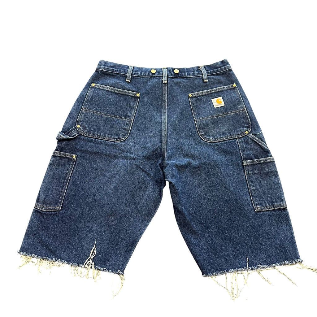 Carhartt Denim Double Knee Carpenter Shorts (33)