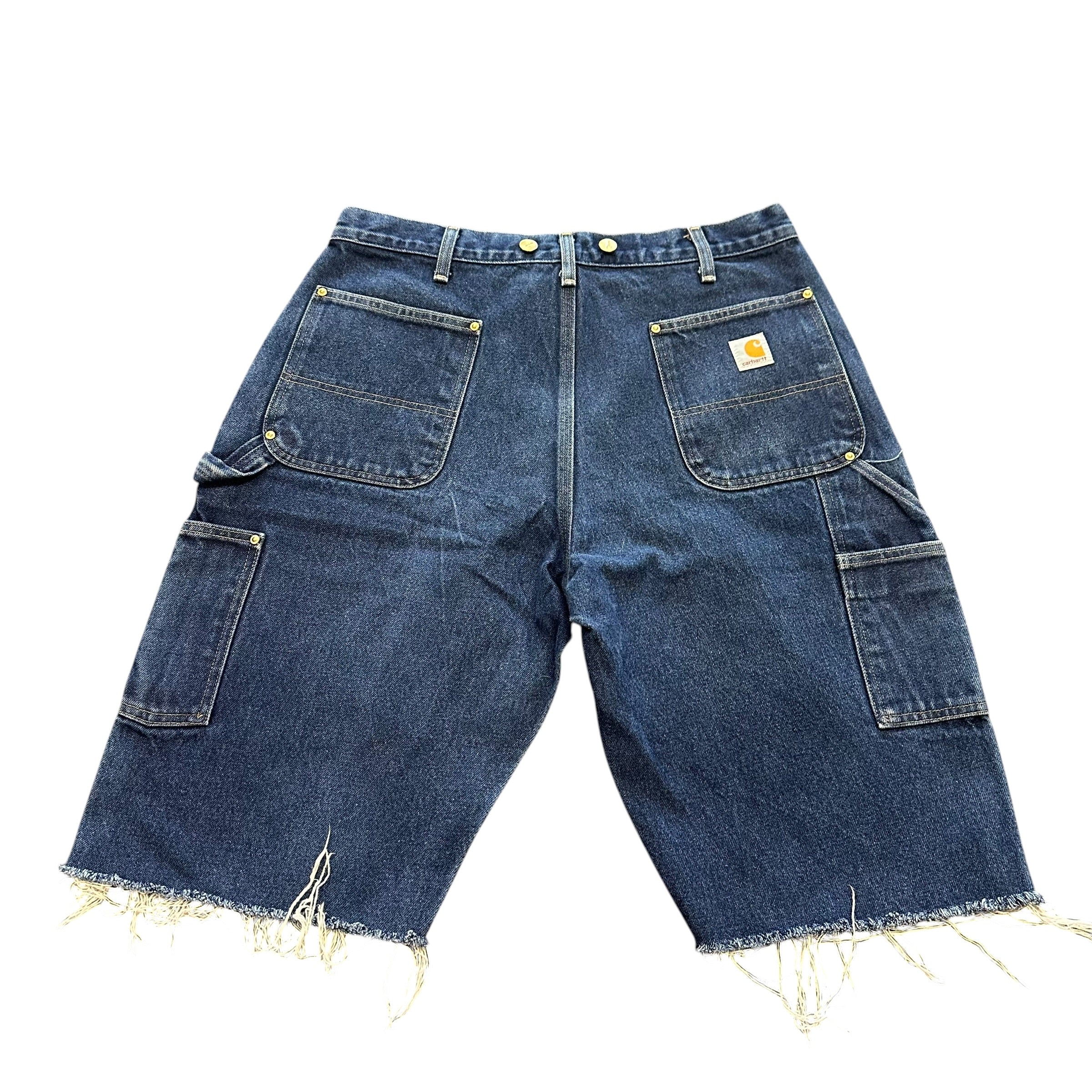 Carhartt Denim Double Knee Carpenter Shorts (33)