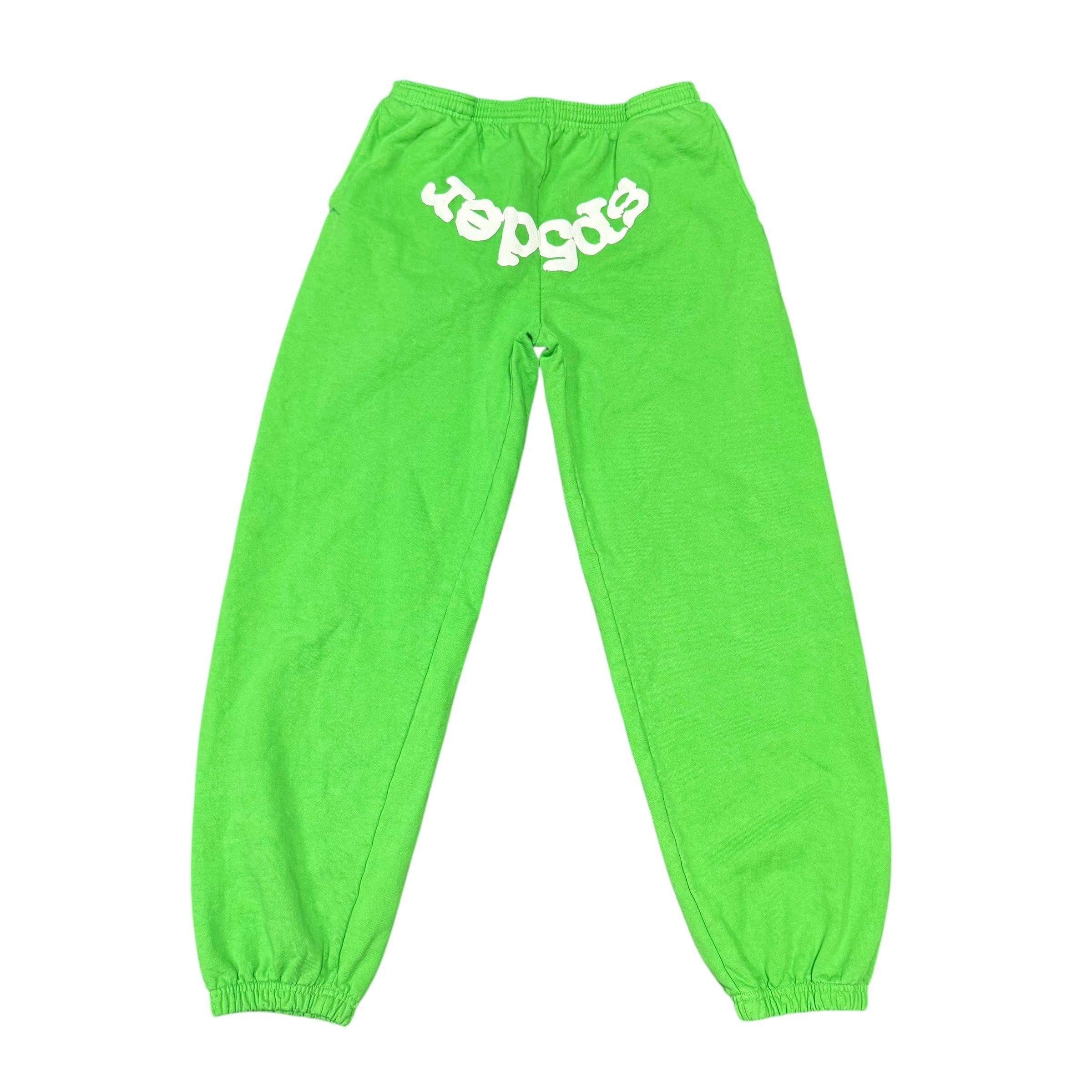 Sp5der Slime Green Sweatpants